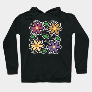 Flying Flowers Hoodie